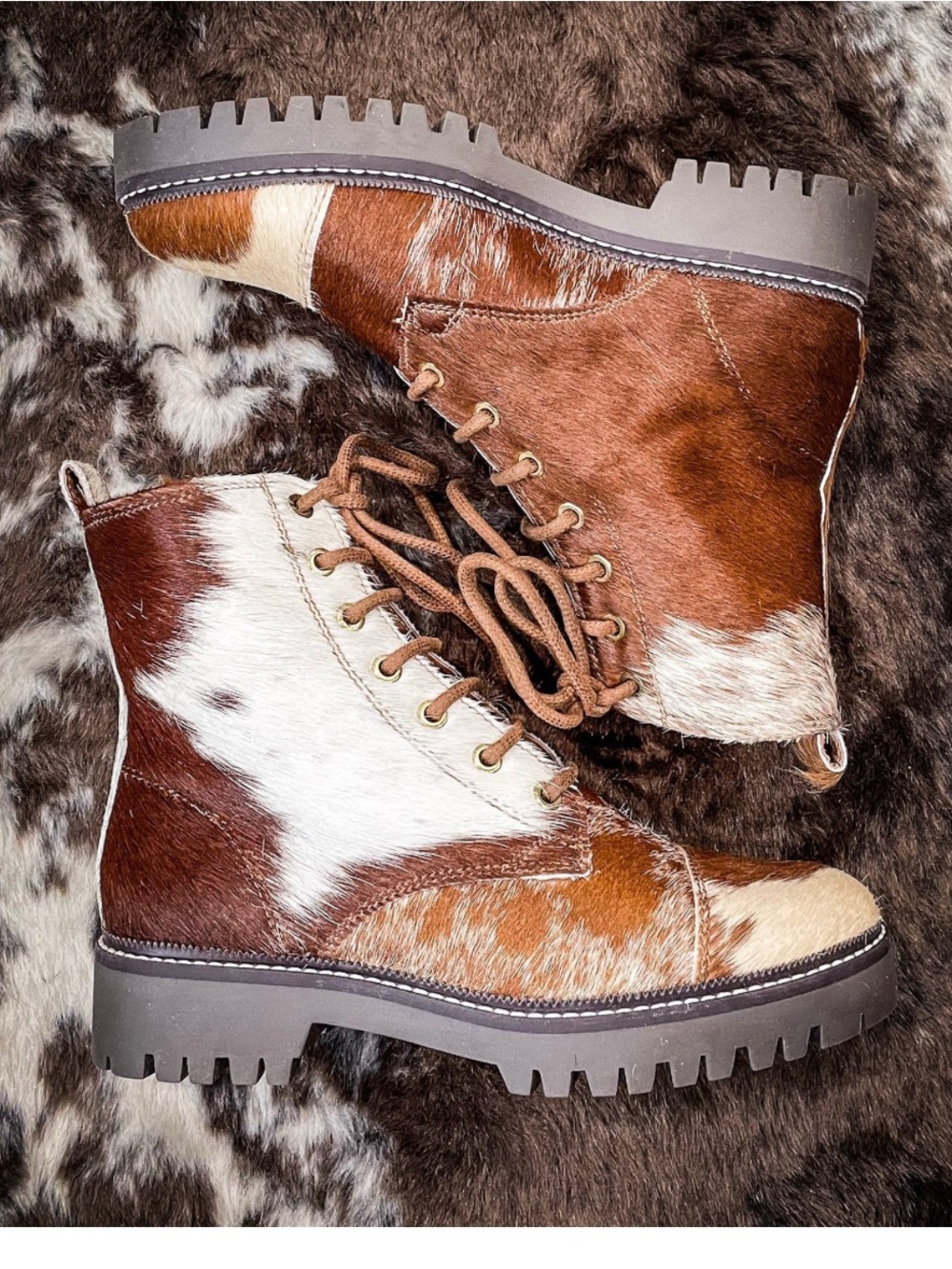 Myra Helium calf hair boot. Size 6